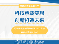 科技承载梦想，创新打造未来 ——记常熟市浒浦高级中学2021年度科技竞赛颁奖仪式