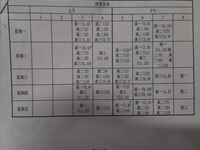 2021年度浒浦高级中学 体育与健康课程课表及体育活动安排表