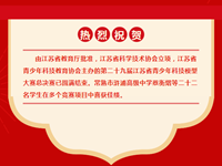 喜报|热烈祝贺常熟市浒浦高级中学在第二十九届江苏省青少年科技模型大赛总决赛中喜获佳绩