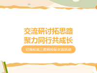 教学研讨|江苏省黄埭中学和苏州吴县中学两校部分高三教师来我校进行教学研讨交流